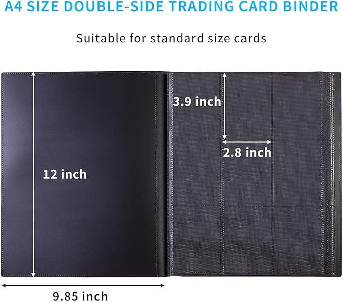 Card Binder, 360 Pockets Upgraded Trading Card Binders, Cards Collection Binder - Image 6