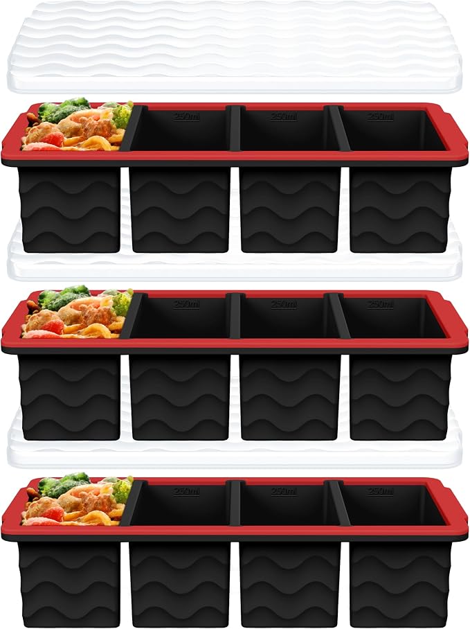 3-Pack Silicone Freezer Trays by Bandiction