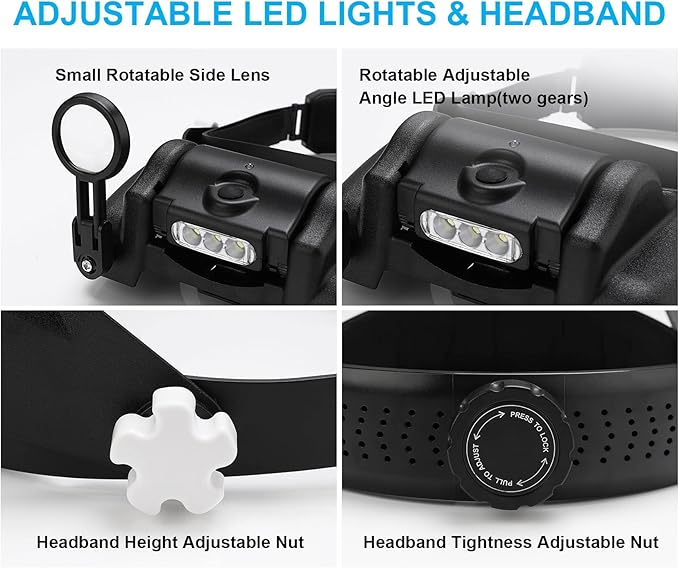 Dilzekui Headband Magnifying Glass - Image 5
