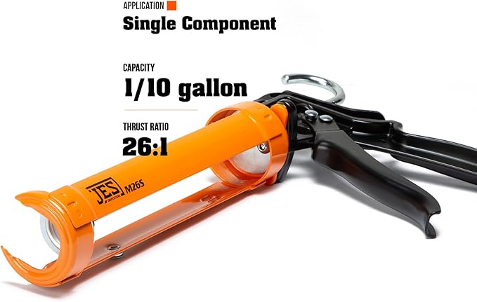 JES M26S 10 oz. 26:1 High Thrust Caulk and Adhesive Gun