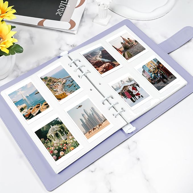2x3 Photo Album, Refillable PU Leather A5 Photocard Binder - Image 7