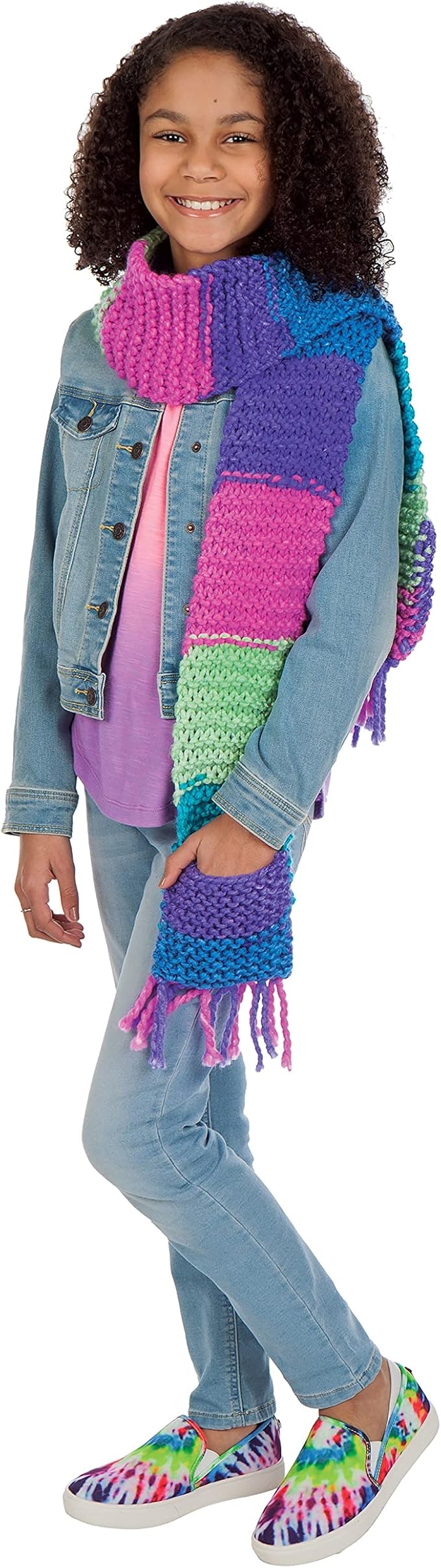 Creativity for Kids Learn to Knit Pocket Scarf - Image 18