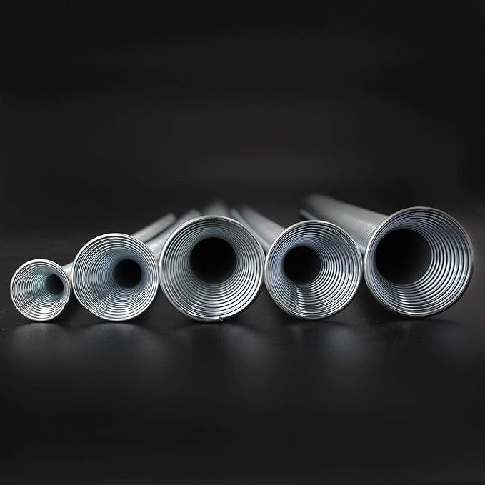 5 Pack Spring Tube Bender Set 1/4'', 5/16'', 3/8'', 1/2'' and 5/8'' for Copper, Aluminum and Thin Wall Steel Tubing Bender Kit, 8.27" / 210mm Length