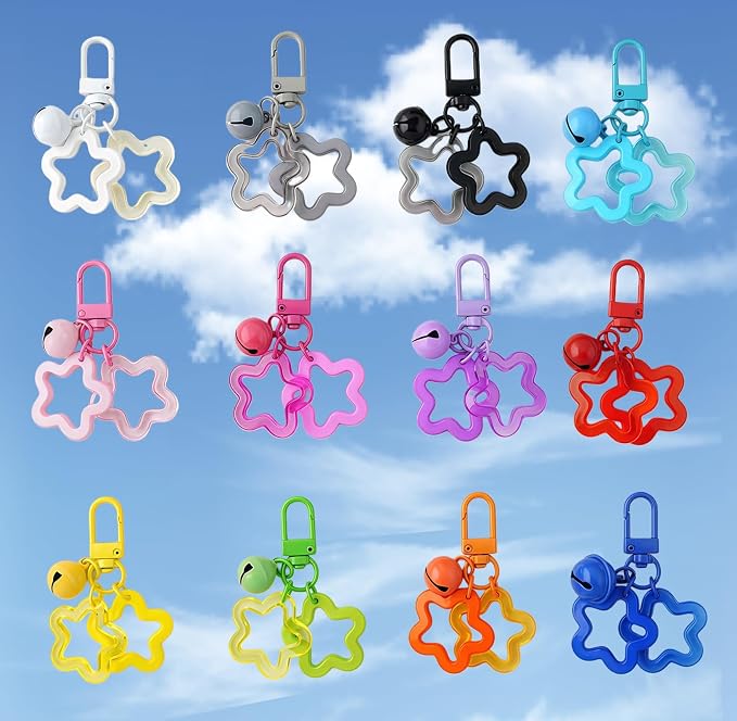 Keychain Clasp Keychain Clip Bulk 60pcs Colorful Lobster Claw Clasps - Image 6