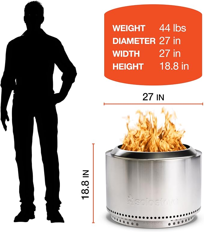 Solo Stove Yukon Backyard Bundle 2.0 | Incl. Yukon Smokeless Fire Pit - Image 9