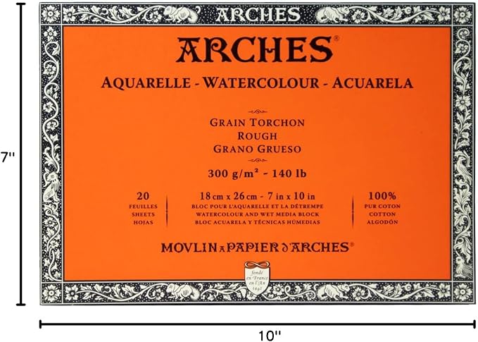 Arches Watercolor Paper Block, 140 pound - Image 3