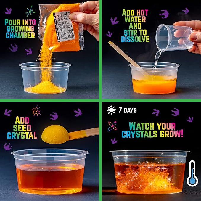 Original Stationery Dinosaur Crystal Growing Kit - Image 2