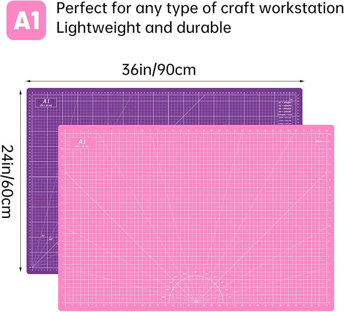 Headley Tools Thickened 24 x 36 Inch Self Healing Sewing Cutting Mat, A1 Rotary - Image 2