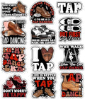 MAIANEY Tap Dance Sticker Pack – Funny Tap Dancer Vinyl Decals by Maianey