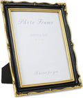 Cuspin 8x10 Picture Frame Black and Gold Frames, Ornate Textured Hand-Crafted by Cuspin