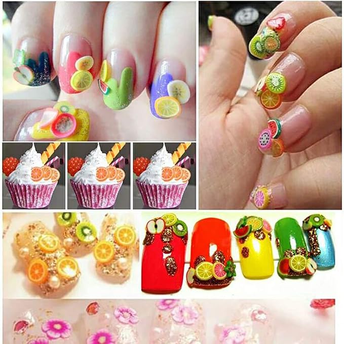 17500Pcs Polymer Fruit Slices Fruit Nail Art Slice 3D Polymer Slices Polymer - Image 6