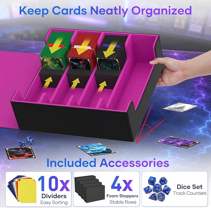 Mlikero Trading Card Storage Box, Bulk Card Storage - Image 4