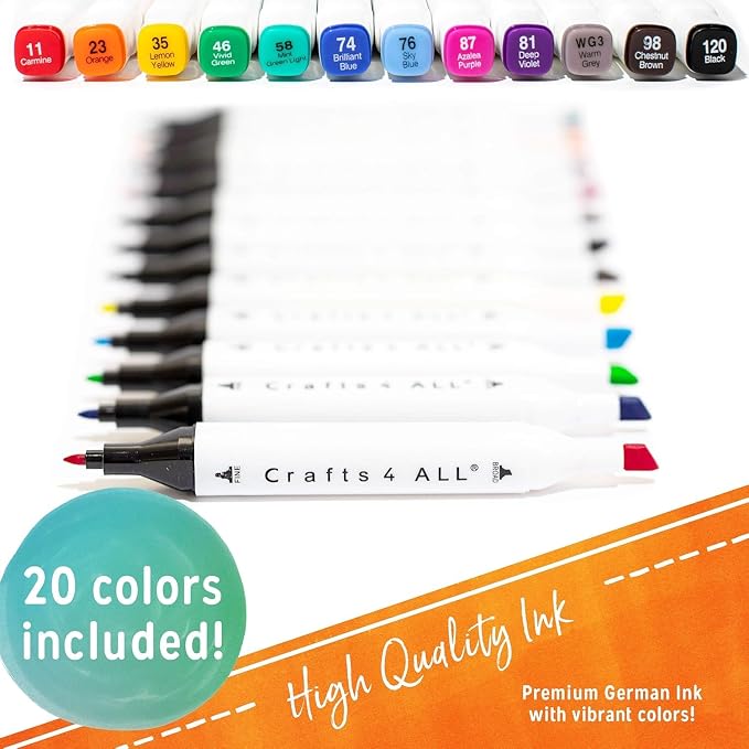 Crafts 4 All Fabric Markers for Clothes - Image 2