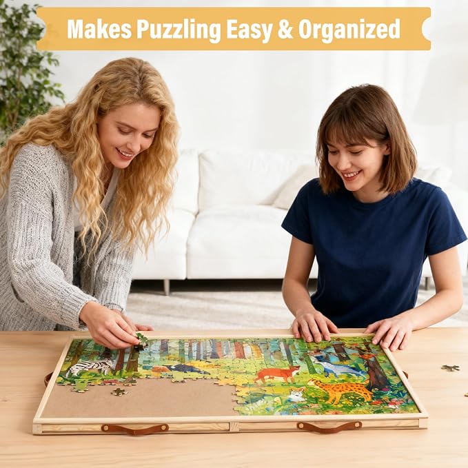 1500 Piece Rotating Puzzle Board, - Image 6