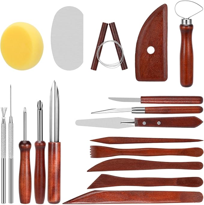 Blisstime 42pcs Pottery Tools, Clay Tools, Sculpting Tools, Pottery Kit - Image 6