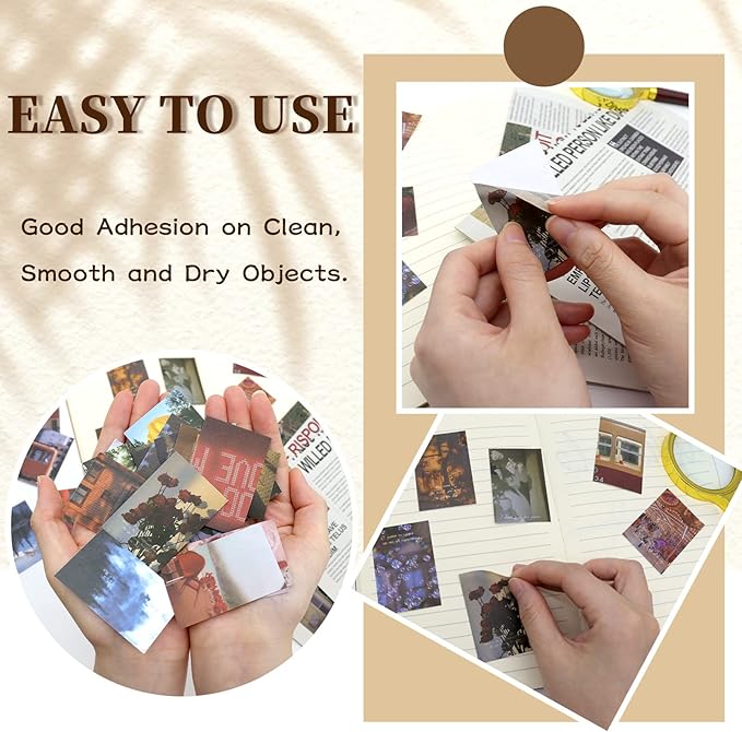 600 Pieces Washi Sticker Set, 12 Set Scrapbooking Diary Planner Album Diary - Image 5