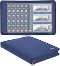 Coin Collection Book Holder for Collectors 2000℉ Fireproof | 300 Pockets Coins by JUNDUN