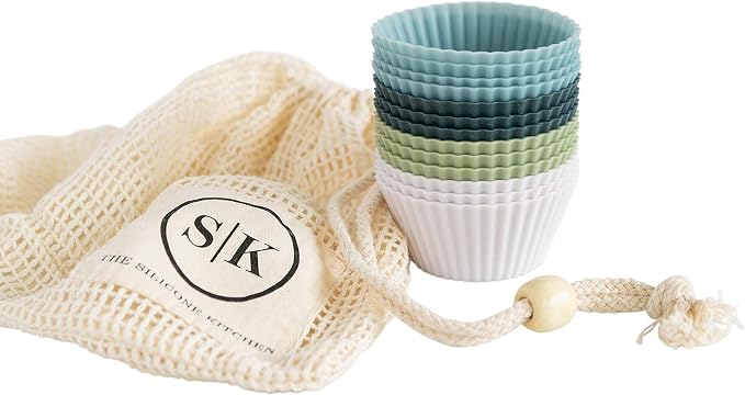 The Silicone Kitchen Reusable Silicone Baking Cup Silicone Muffin Liners - Image 2
