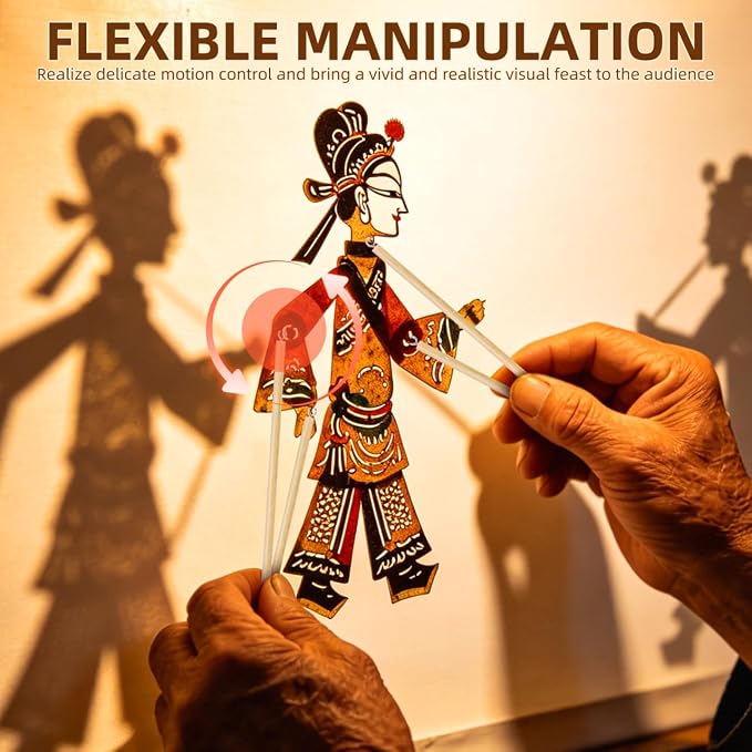 Toddmomy 30Pcs DIY Shadow Puppet Control Rods Handmade Puppet Arm Control Sticks - Image 2