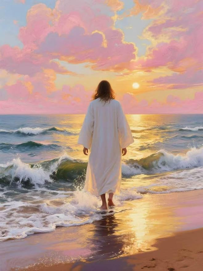 Mrnsiet Jesus Paint by Numbers Kit by Mrnsiet