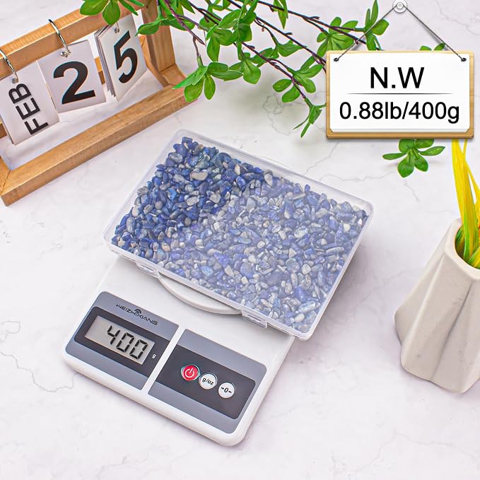 0.88 Lb Lapis Lazuli Crushed Stones Aquarium Gravel Rocks Bulk, Natural Healing - Image 9