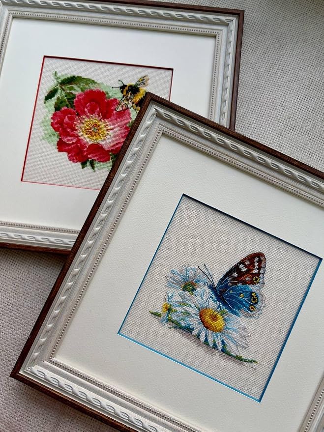 RIOLIS - Fragile Beauty 2220, Floral Cross Stitch Kits 6"x 6", Cross Stitch Kits - Image 9