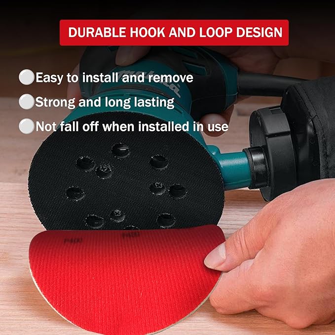 16Pcs 5 Inch Sanding Sponge Disc Hook and Loop 180-3000 Grit Wet Dry Sanding Pads, Drywall Sandpaper Blocks for Wooden Drywall Sheetrock and Metal Glazing
