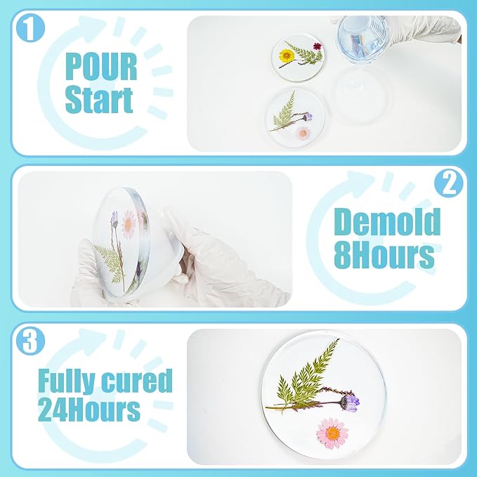 Resin Art Kit for Beginners, 16oz Epoxy Resin - Image 5