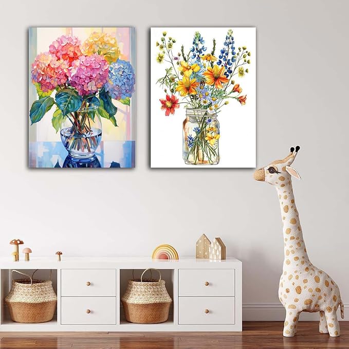 4 Pack Flower Cross Stitch Kits - Image 3