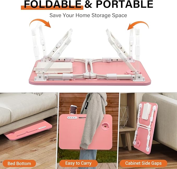 Lap Desk for Bed, Adjustable Laptop Desk - Image 7