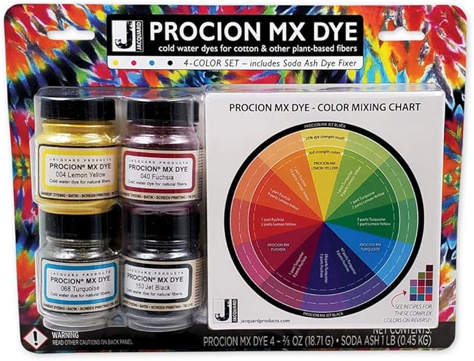 Jacquard Procion Mx Dye 4 Color Set by Jacquard
