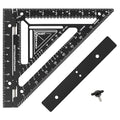 Commando 7.5" - Advanced Carpenter Square with Jig Block - Accurate Flatwork and Repetitive Markings (Midnight)