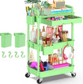 Goovilla 3 Tier Rolling Utility Cart Organizer by Goovilla
