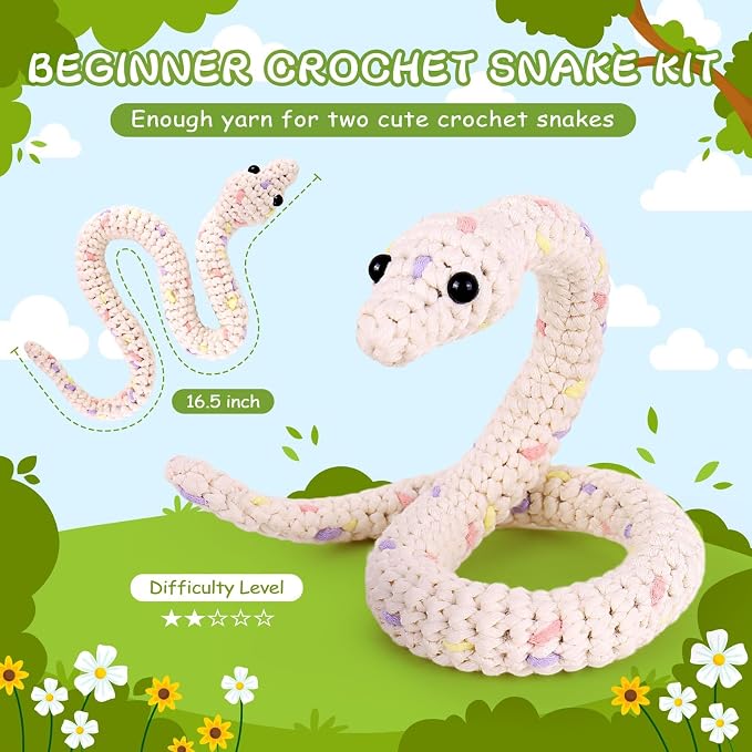 Crochet Kit for Beginners, Beginner Crochet Kit for Teenagers Adults - Image 2