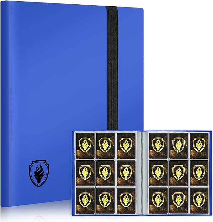 Card Binder 9 Pocket, Fabmaker 396 Pockets Trading Card Binder, Premium by Fabmaker