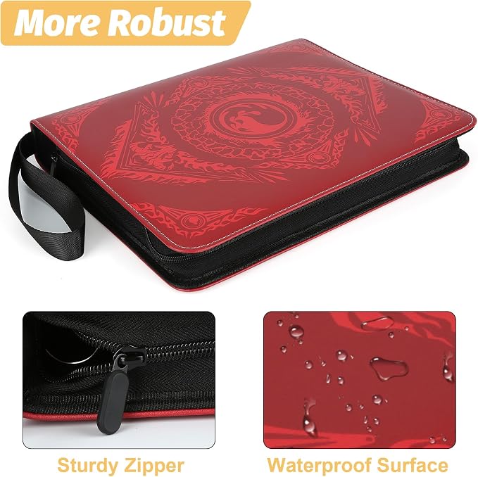 9-Pocket Card Binder for MTG, 720 Double Sided Pocket PU Trading Collection - Image 3