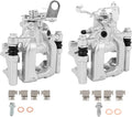 SCITOO Rear Left & Right Brake Calipers With Bracket 19B6384 19B6385 Compatible For Audi For A3 / For A3 Quattro, For VW For TYPE 1 / For Eos/For Golf/For GTI/For Jetta/For Passat