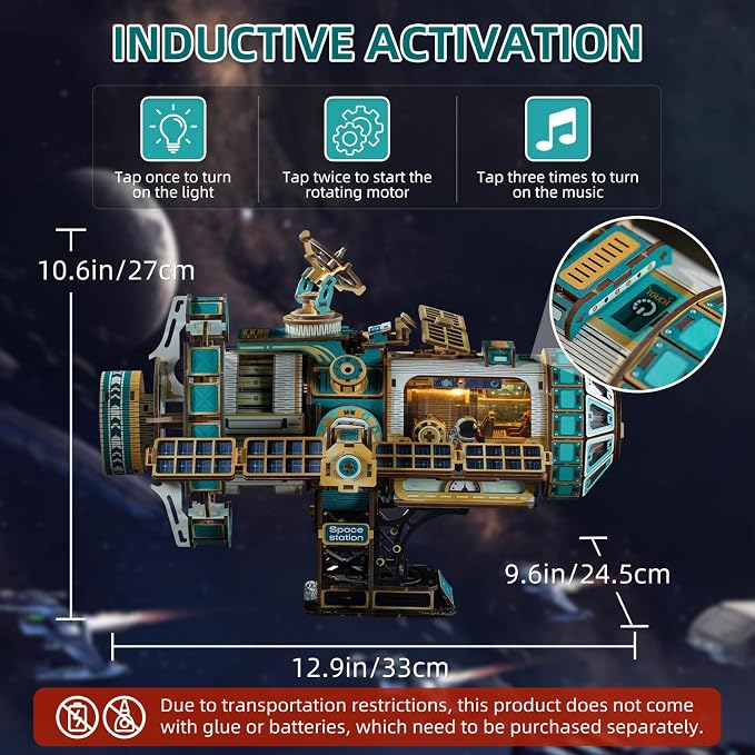 3D Wooden Puzzles International Space Station Model - Image 4
