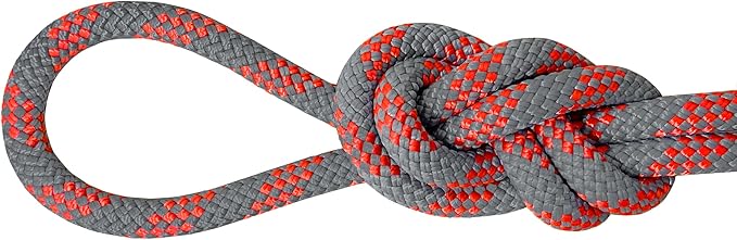 SEAMUS 8mm Prusik Accessory Cord 30M (100ft) UIAA Rock Climbing Rope 16Kn High Tensile Strength Rock Climbing Accessories Cord Double Braid Nylon Cord for Mountain Tree Climbing,Fire Rescue