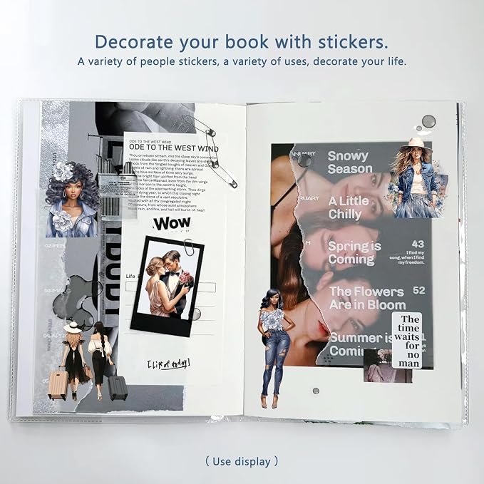 People Stickers Book for Adults - Image 2