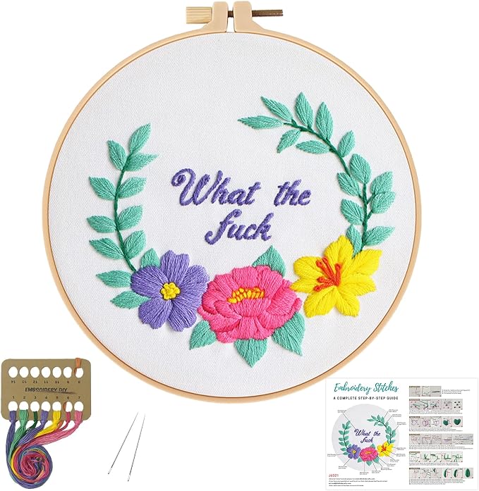 Louise Maelys Funny Embroidery Kits by LouiseMaelys