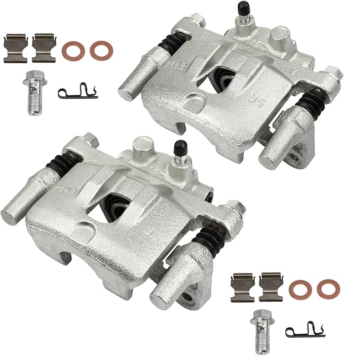 cciyu Rear Brake Calipers w/Bracket 18B5039 18B5038 For Chrysler For 200/For Cirrus/For Sebring,For Dodge For Avenger/For Caliber,For Jeep For Compass/For Patriot,For Mitsubishi For Lancer