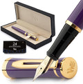 Wordsworth & Black Fountain Pen Set, Medium Nib, Includes 24 Ink Cartridges and by WordsworthBlack