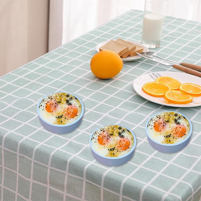 3Pcs ZHYEEDAA Silicone Egg Molds - Image 7