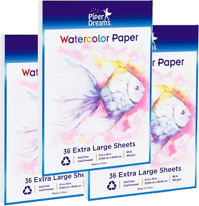 108 Jumbo Size Sheets of Art Paper by Piper+Dreams