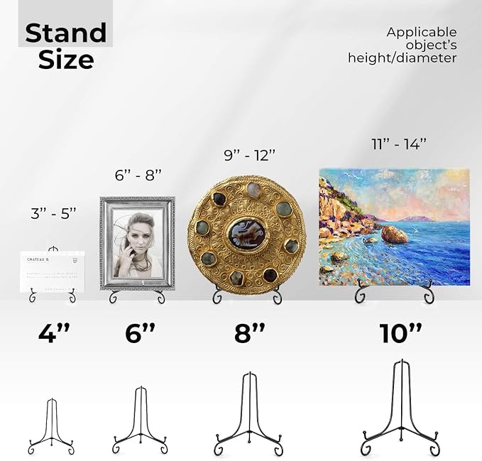 TR-LIFE 4 Pack Plate Stands for Display - Image 7