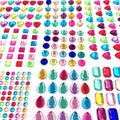 Elwish 365pcs Round Jewels Stickers Gem Stickers Rhinestone by Elwish