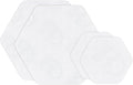 GEAR AID Tenacious Tape Hex 2.5” and 1.5” Repair Patches, Peel-and-Stick to Fix Holes and Burns in Down Jackets, Rain Gear, Tents, Tarps and More