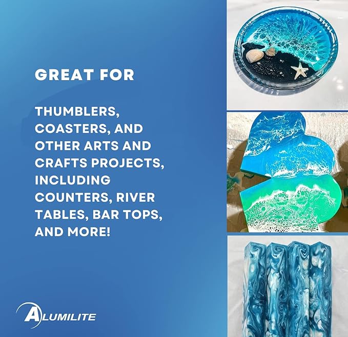 Alumilite Liquid Dye Ocean Blue 1 Oz, Highly Concentrated Dye - Image 2
