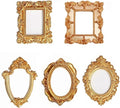 5 Pcs Mini Gold Frames by mozhixue